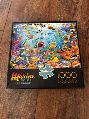 Vibrant marine life puzzle 1000 pieces